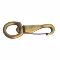 Snap Snaps Flat Spring Brass Hook, Straight Eye